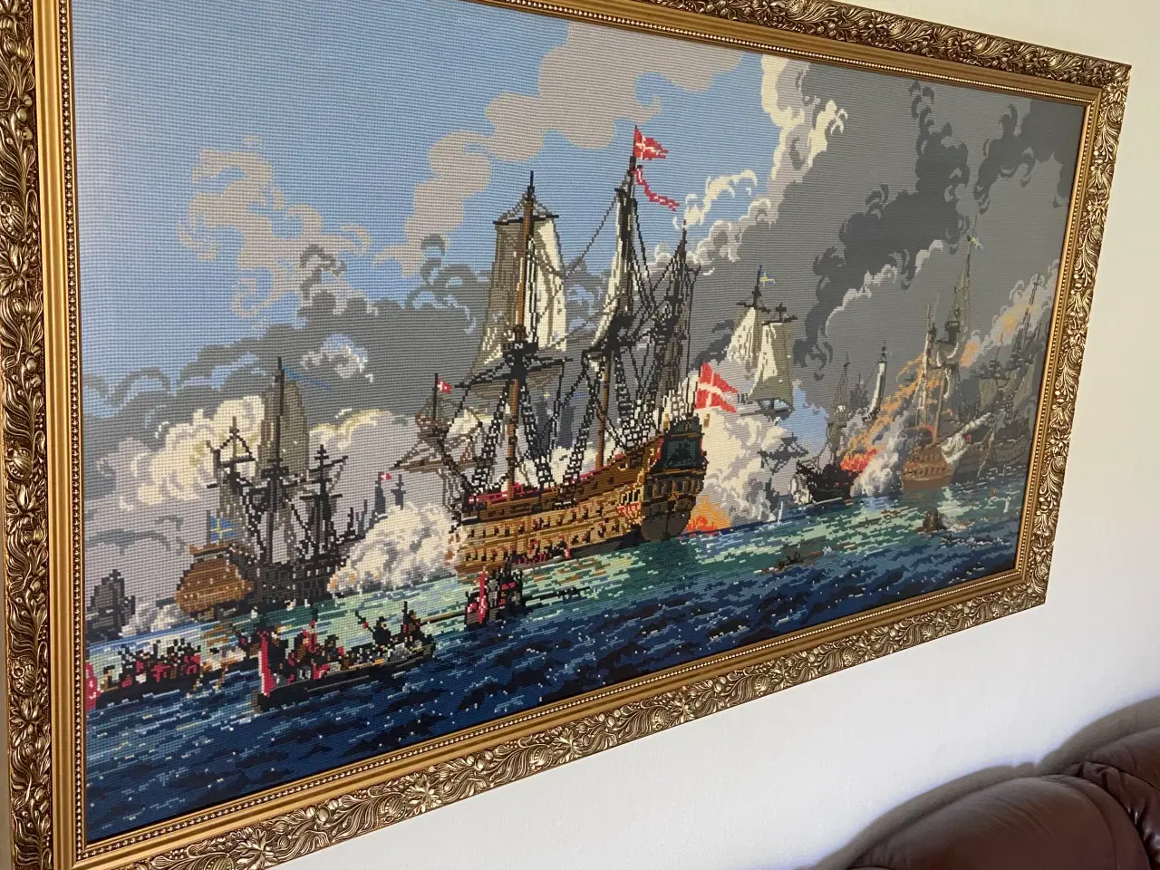 Billede 1 - Stramaj m. “Guldramme”