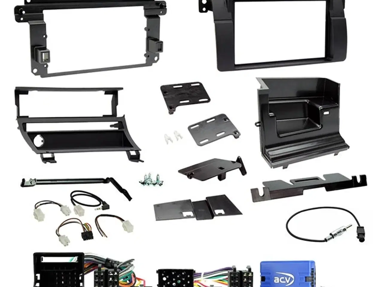 Billede 1 - 2-DIN Kit BMW E46 1998-2007 SWC/antenne