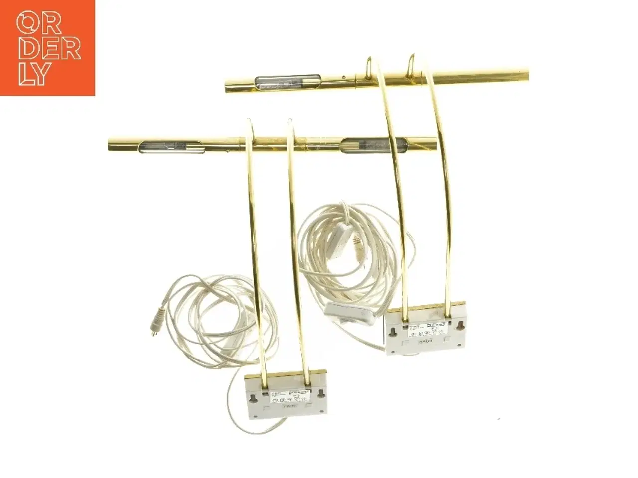 Billede 1 - Guld LED billedlampe (str. 30x35 cm)