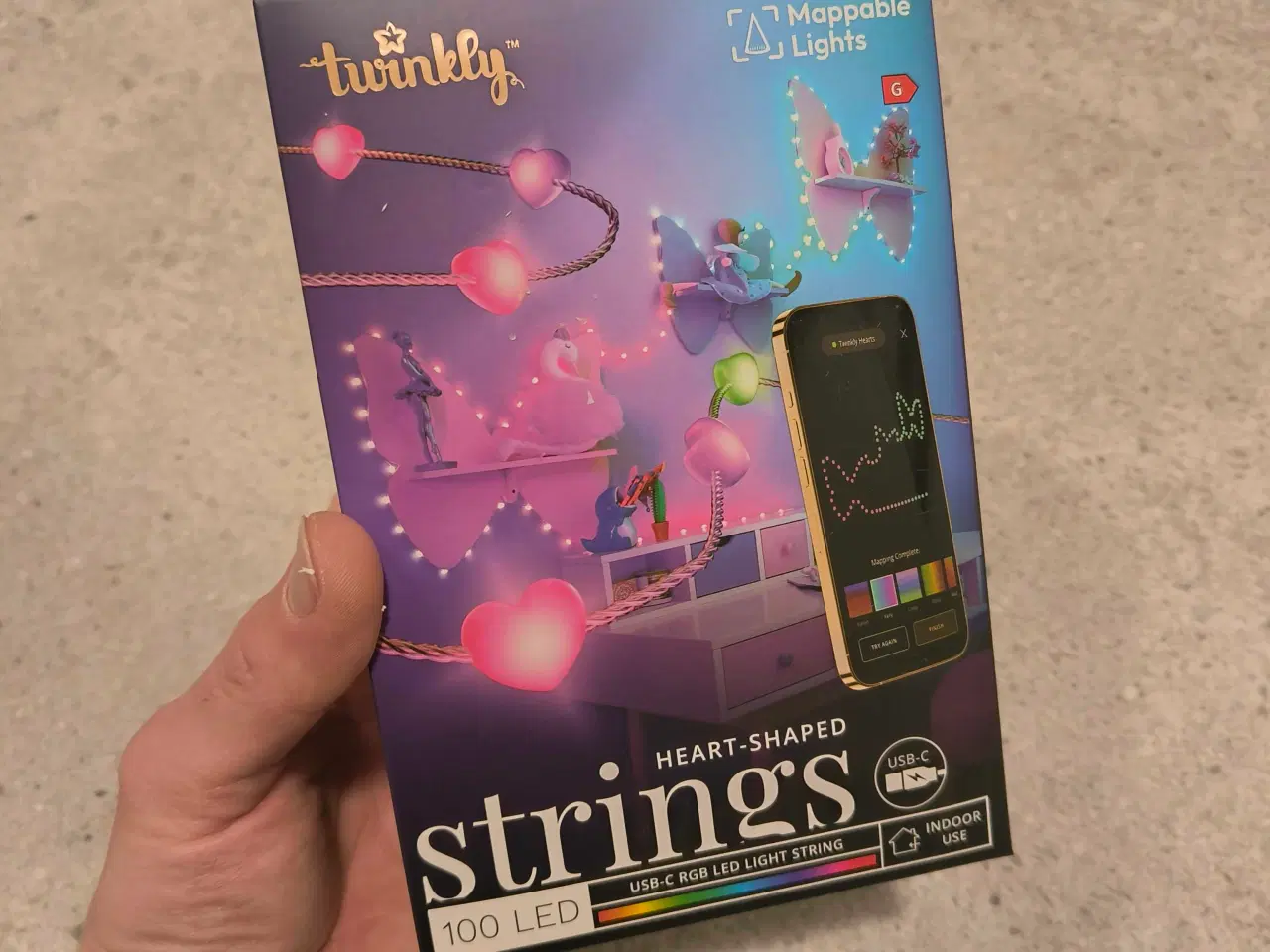 Billede 1 - Twinkly - strings - hjerter