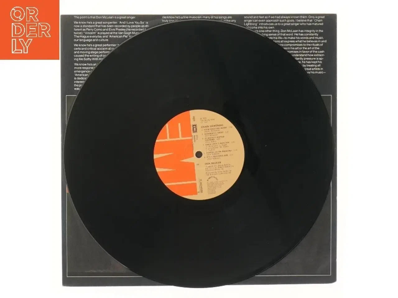 Billede 2 - Don McLean - Chain Lightning LP