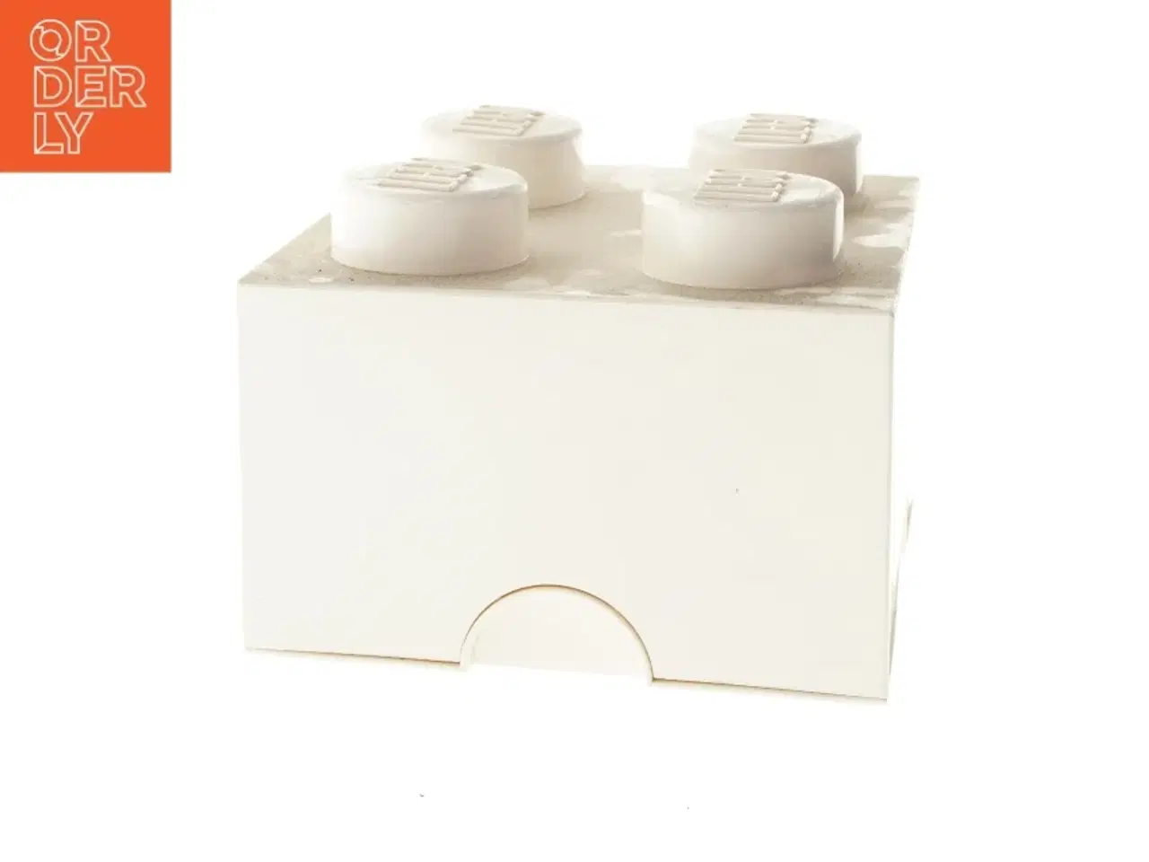 Billede 1 - Hvid LEGO opbevaringskasse fra LEGO (str. 25x25x15,5 cm)