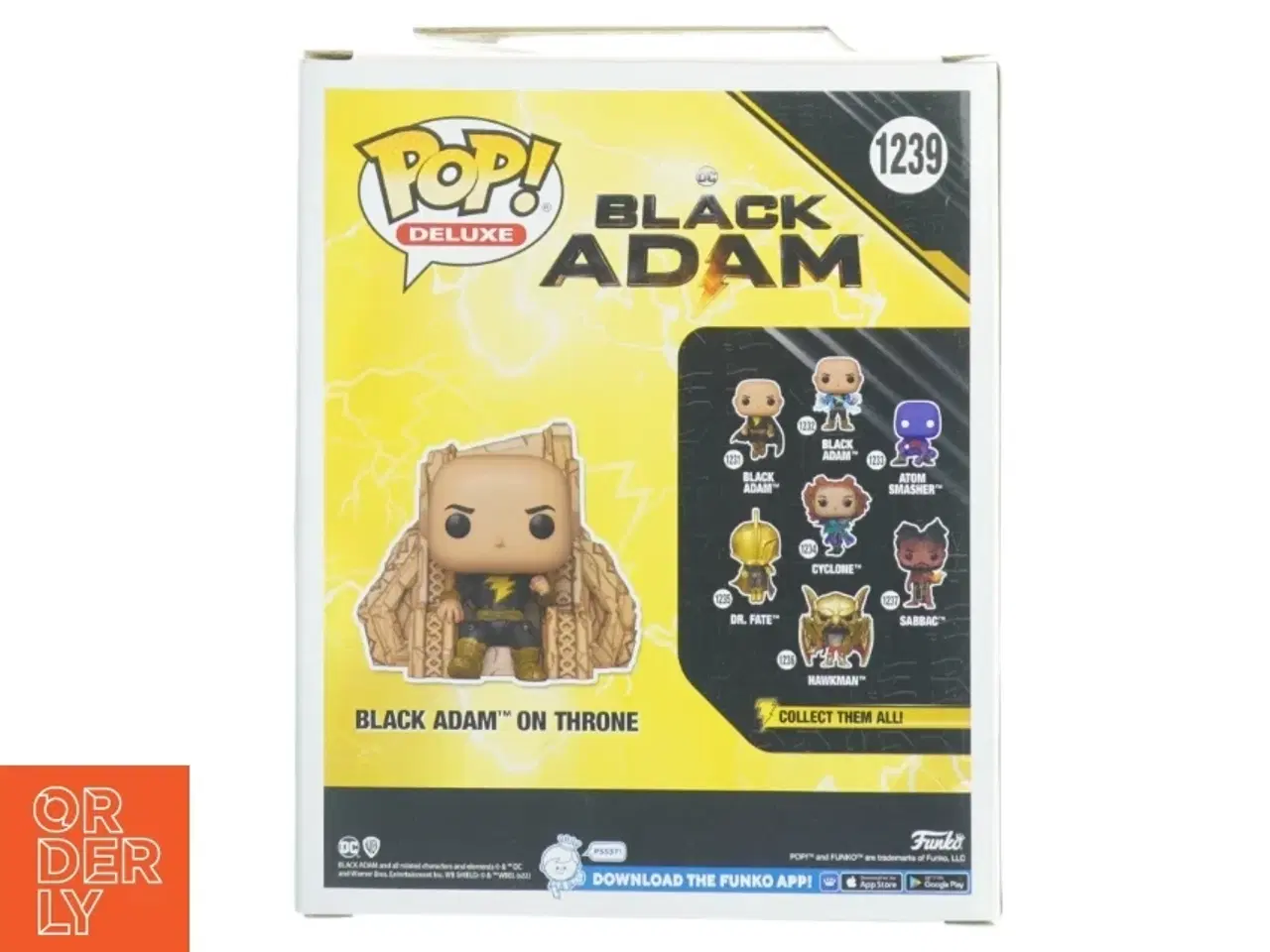 Billede 2 - Funko Pop! Deluxe figur - Black Adam på trone fra POP (str. 20 x, 16,5 cm)