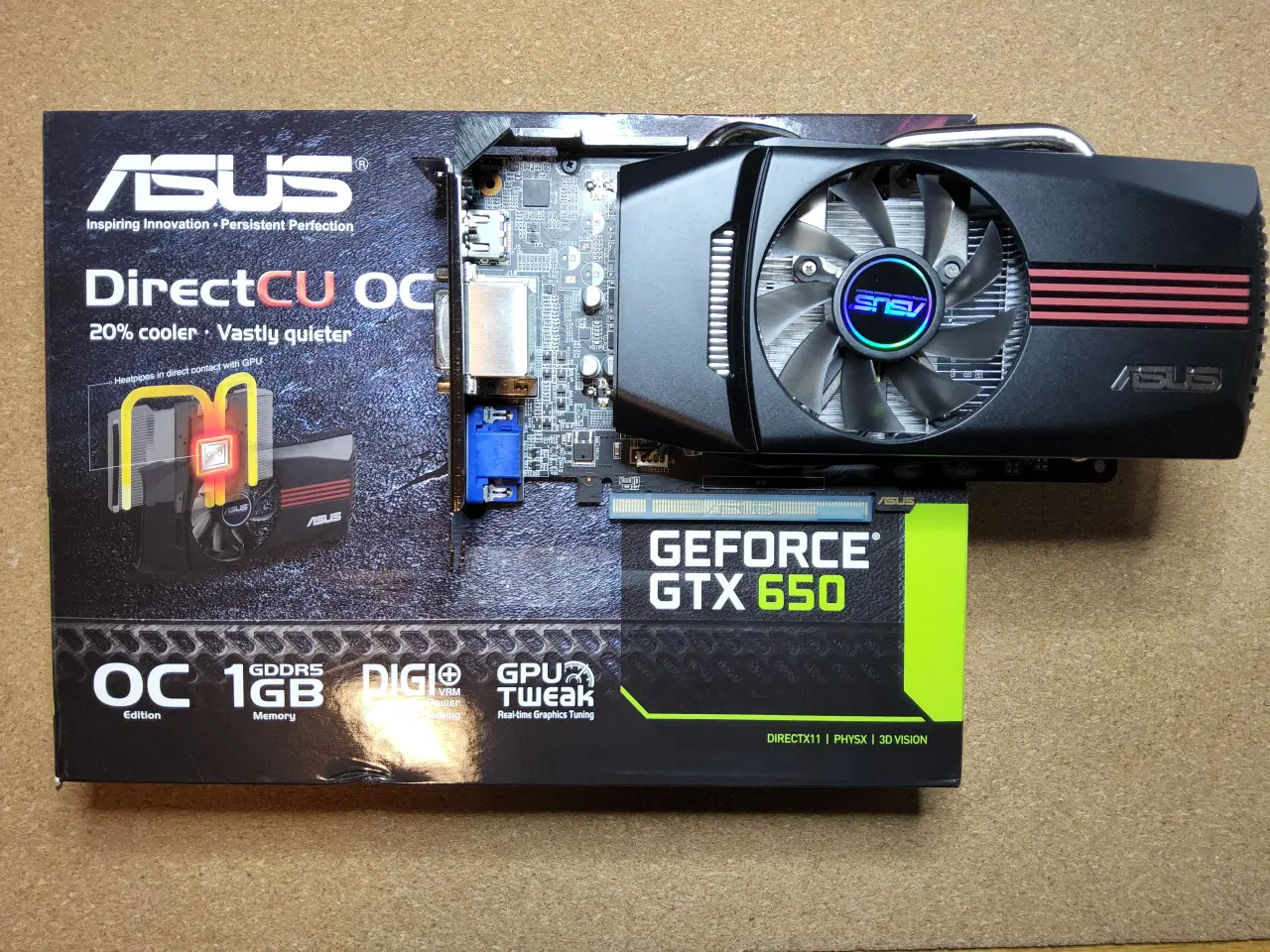 Billede 1 - Asus GTX 650 Grafikkort