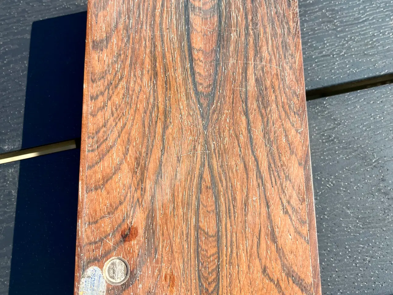 Billede 6 - Hans Hansen palisanderskrin med indlagt sølv