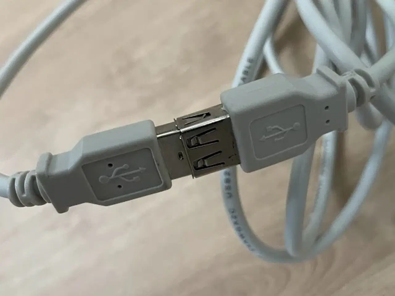 Billede 2 - 5 mtr. USB forlænger kabel Han-Hun stik