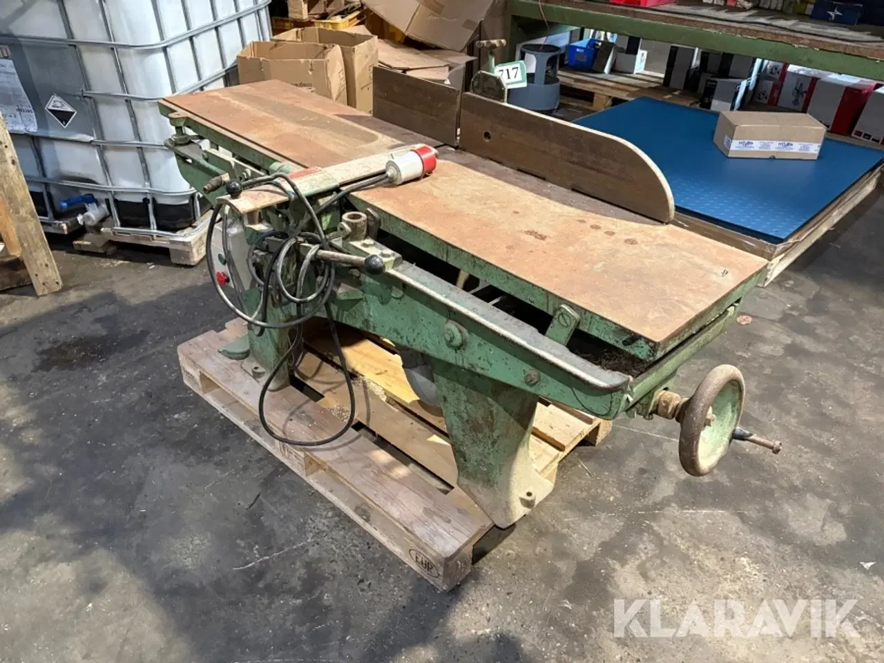 Billede 1 - Afretterhøvl Jens Andersens Maskinfabrik