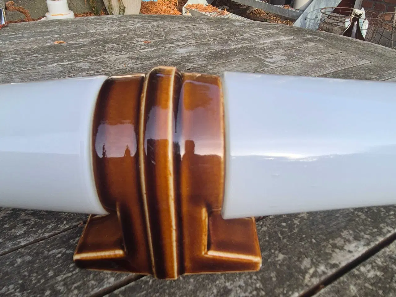 Billede 4 - Klassisk brun badeværelseslampe