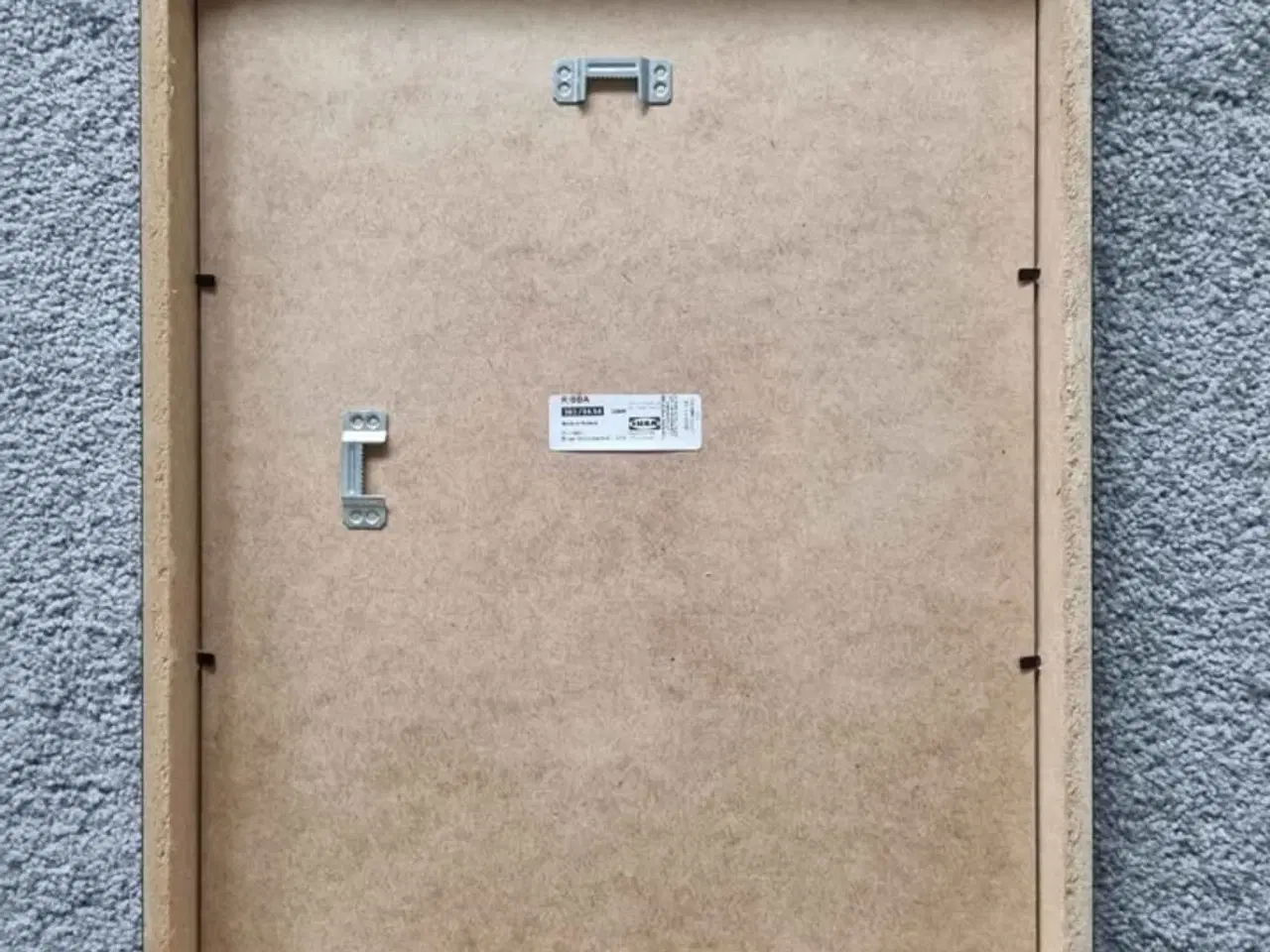 Billede 2 - Ribba billedramme med 2 plakater med tekst. Alt I