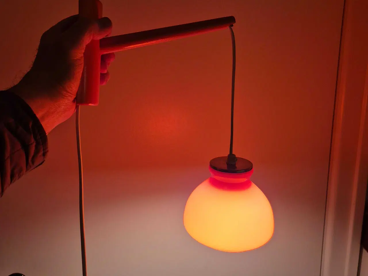 Billede 4 - Klassisk væglampe fra Holmegaard 