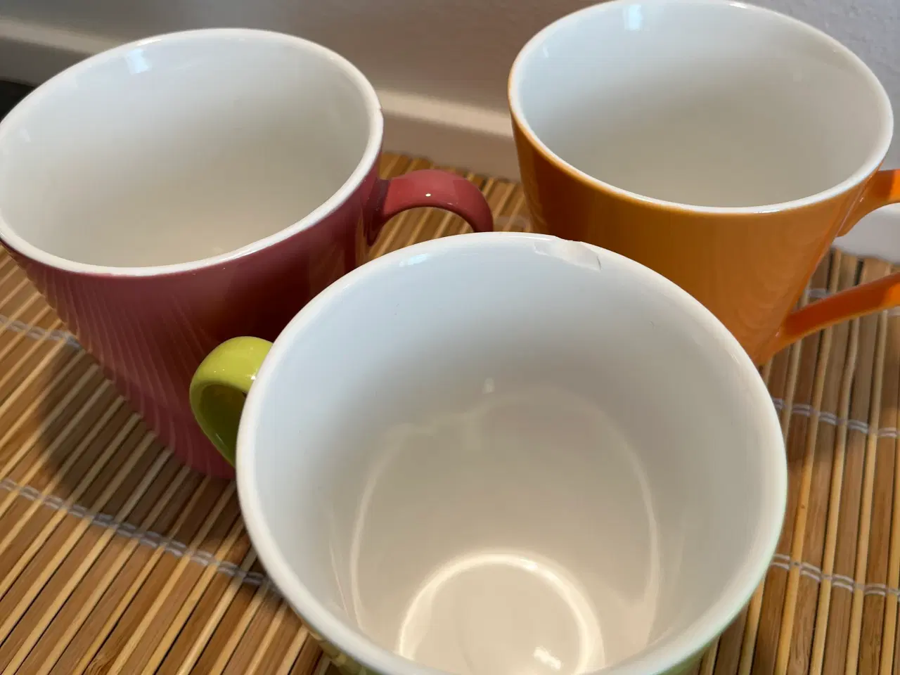 Billede 4 - 3 Böckling kaffekrus i flotte farver