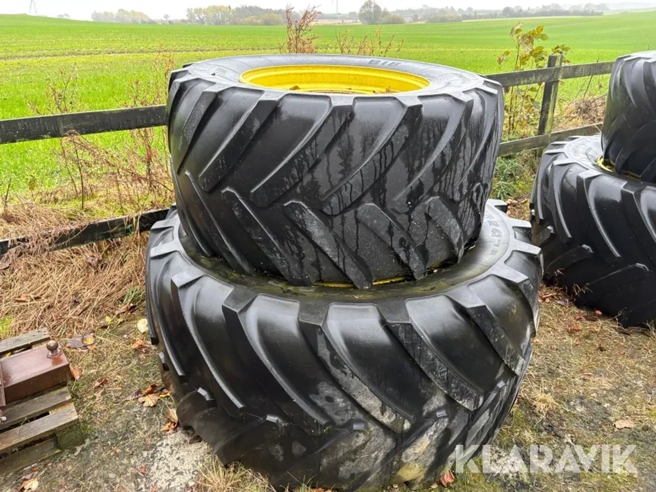 Billede 5 - Traktordæk til John Deere Michelin - fuldt sæt til for og bag