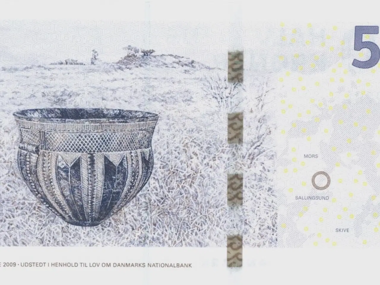 Billede 2 - DK. 50 kr. seddel fra 2009