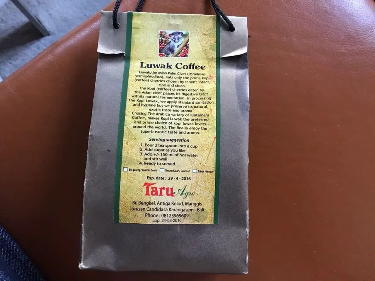 Billede 2 - Luwak Coffee - verdens dyreste