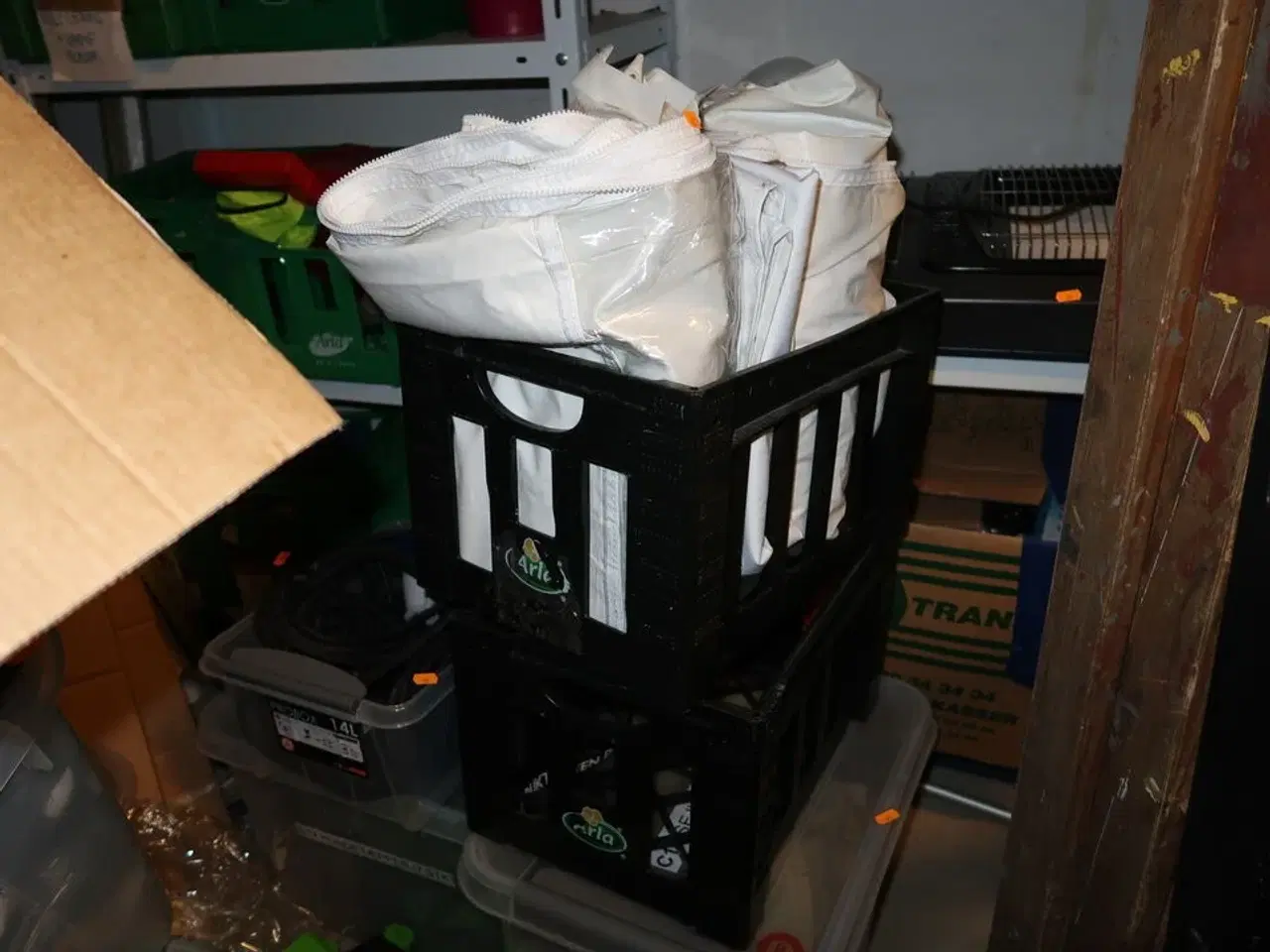 Billede 8 - Div. Forlængerledninger, pavillonsider, varmeovn, sejlduge, løvblæser m.m.