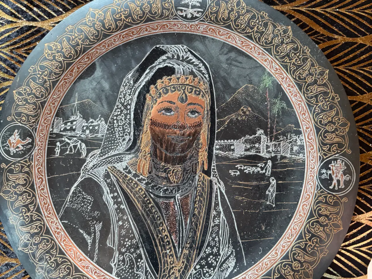Billede 1 - 2 arabiske platter