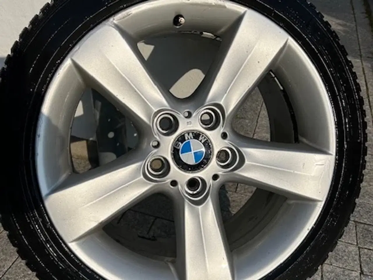 Billede 1 - 4 nye Michelin Alpin5 225/45/R17 på orig BMW alu