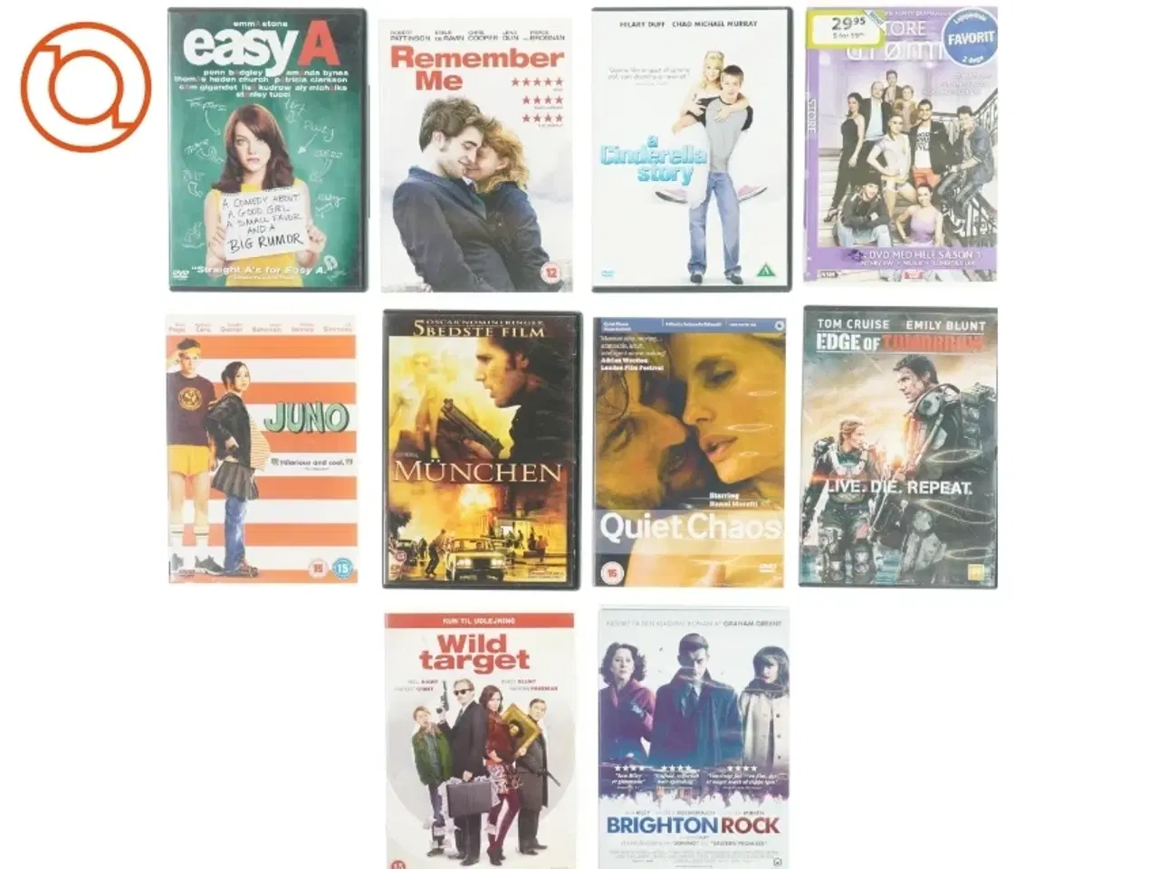Billede 1 - Blandede film (10 stk) fra DVD