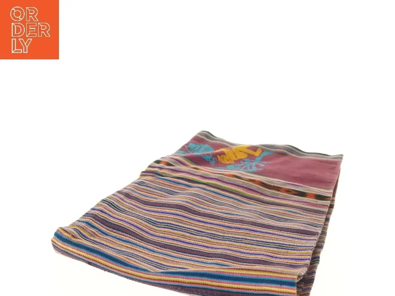 Billede 2 - Farverigt tekstil med dekorative mønstre (str. 60x115 cm)