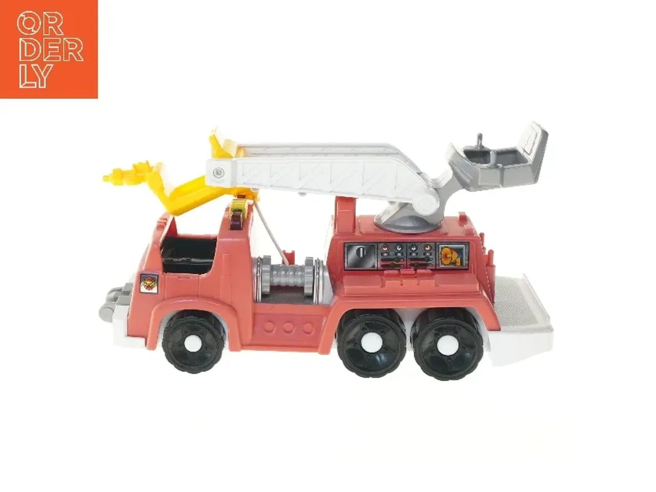 Billede 1 - Legetøjsbrandbil med kran (str. 35,5x12 cm)