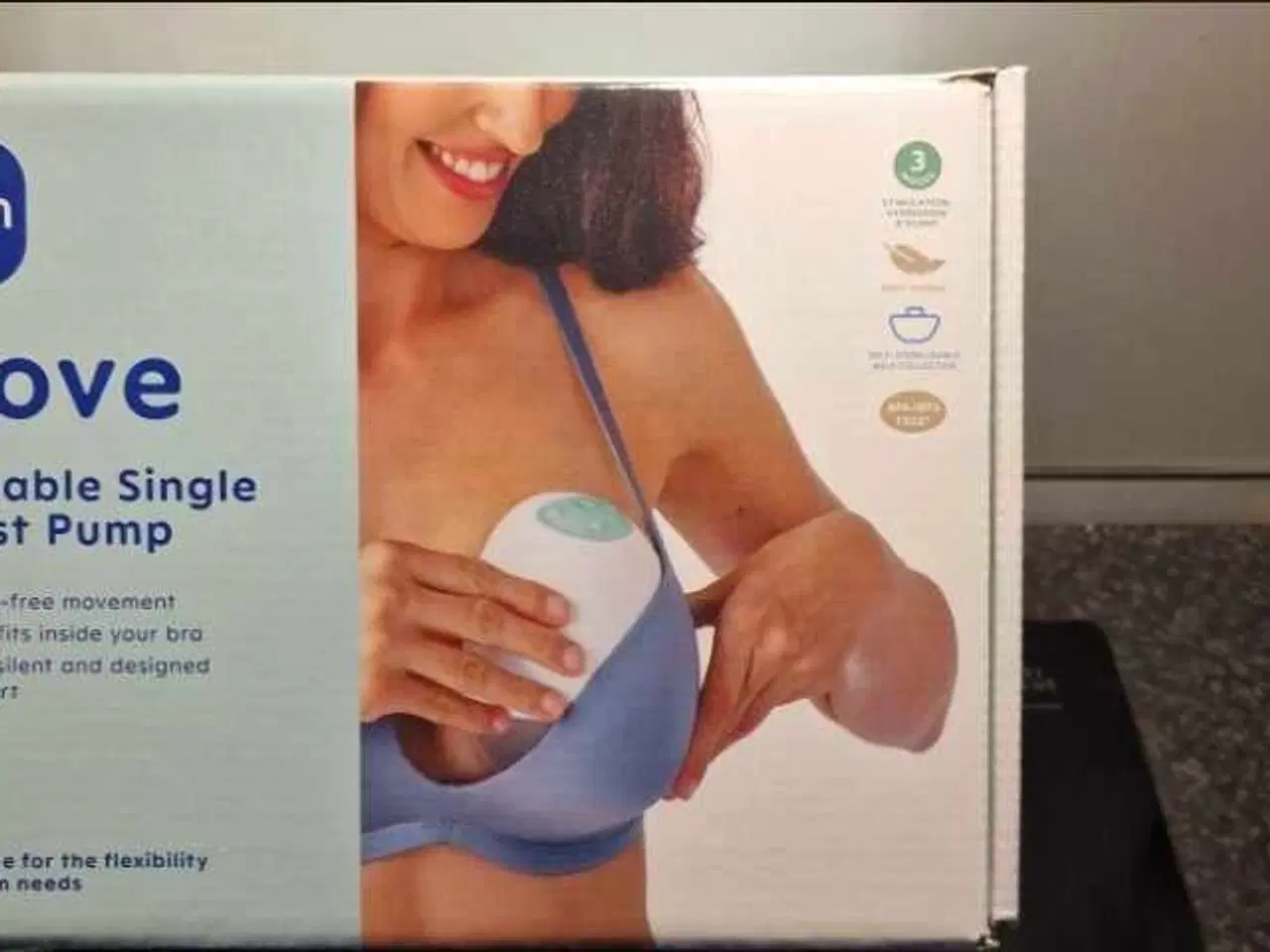Billede 1 - Mam Move Wearable Single brystpumte brugt 1 gang