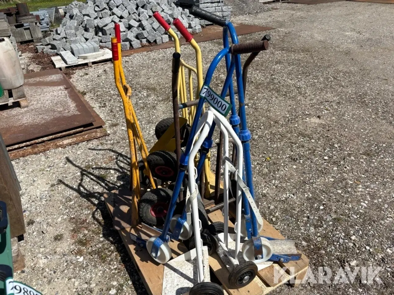 Billede 4 - parti sækkevogne og transportvogne