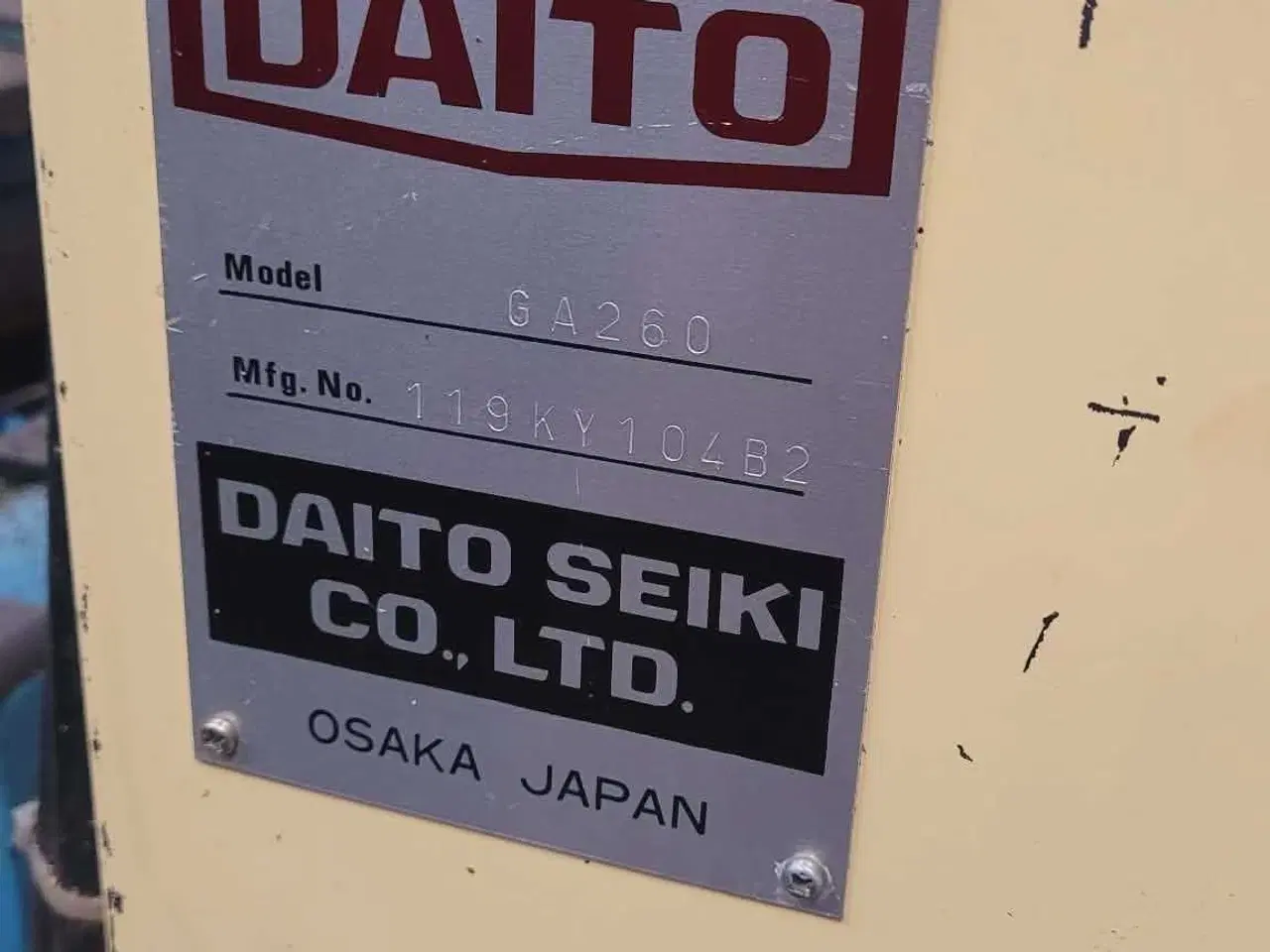 Billede 2 - Daito Båndsav, virker upåklageligt