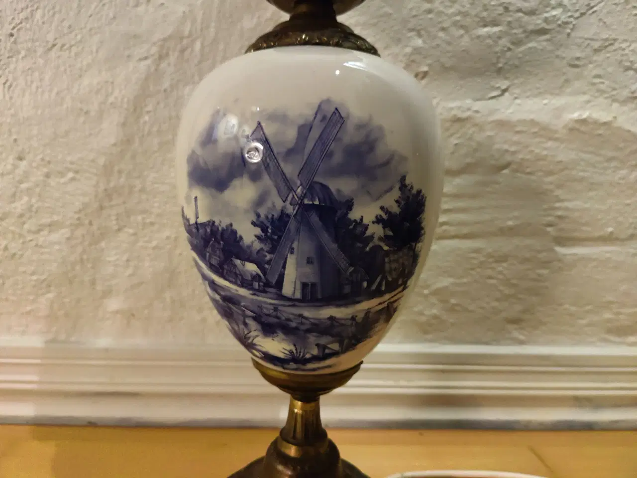 Billede 3 - Delft porcelænslampe? 