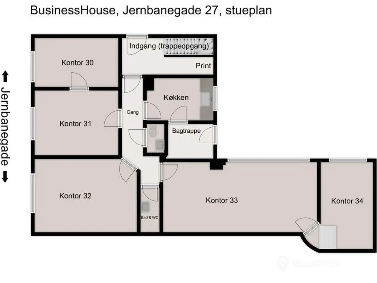 Billede 36 - Penthouse kontor i Roskilde centrum