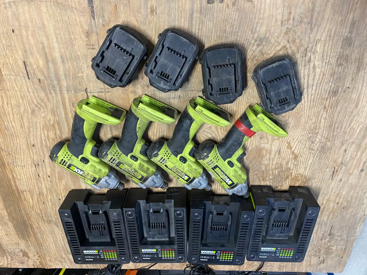 Billede 1 - Skruemaskiner WORK incl batteri og lader