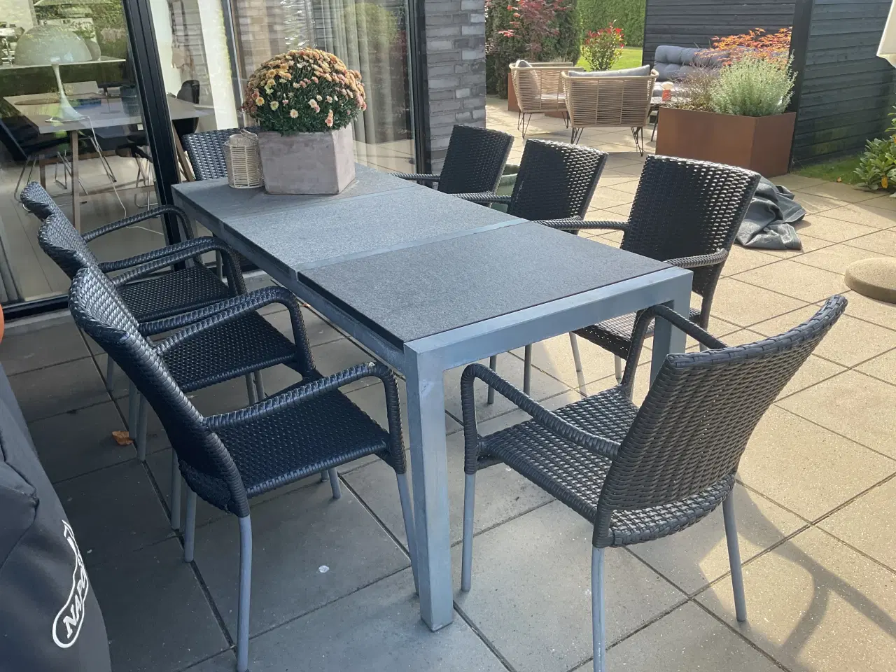 Billede 1 - Terrasse bord + 8 stole
