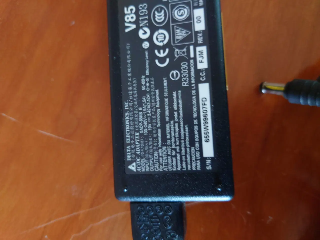 Billede 3 - Strømforsyning AC Adapter 18-20V - 75W m kabel