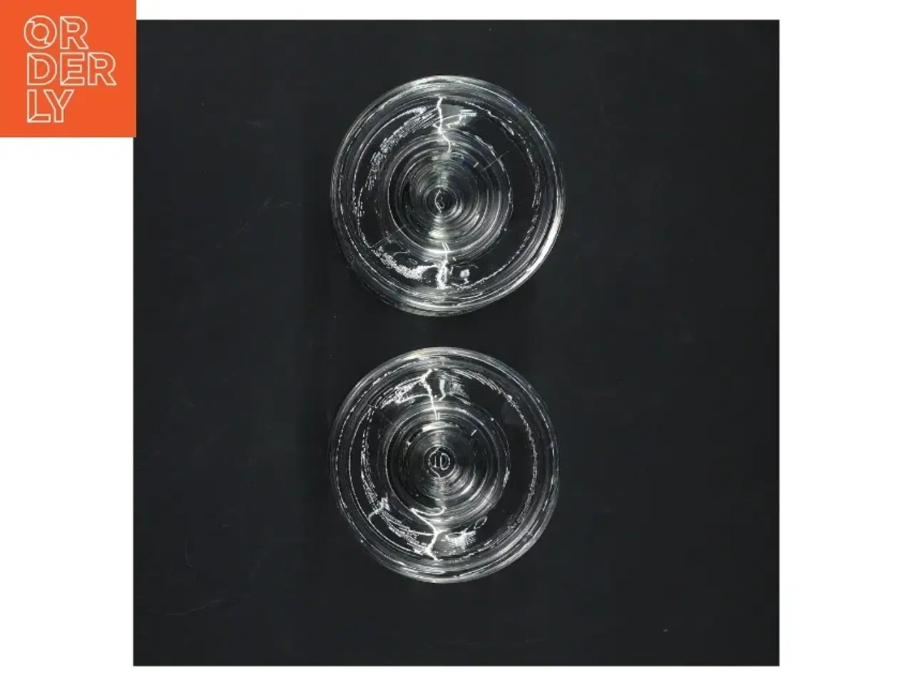 Billede 2 - Glaslysestager (str. 8 cm. 2 styk)