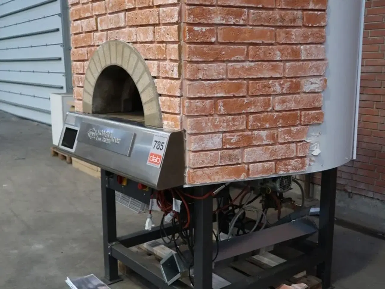 Billede 3 - Demo pizzaovn roterende stenplade Ø95CM, MAM MFRC115