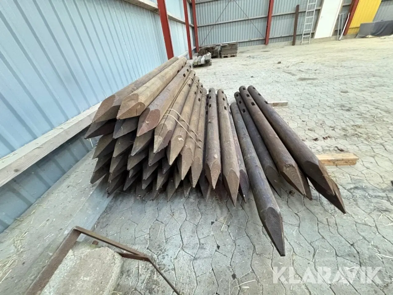 Billede 4 - Stolper 42 styk - Ø12 cm - 220 cm