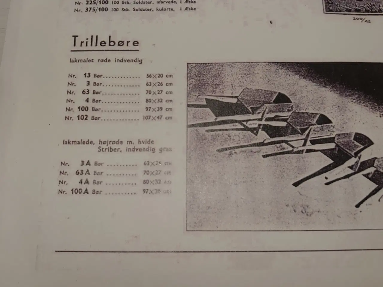 Billede 8 - Fængselslegetøj: Trillebør nr 4 i kat. fra 1933.