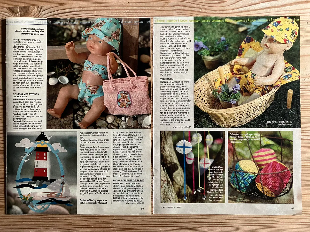 Billede 1 - Bikini, bøllehat og taske til Baby Born m.m.