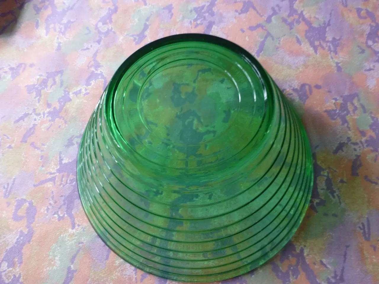 Billede 2 - Broksø/Holmegaard Skål i grønt glas