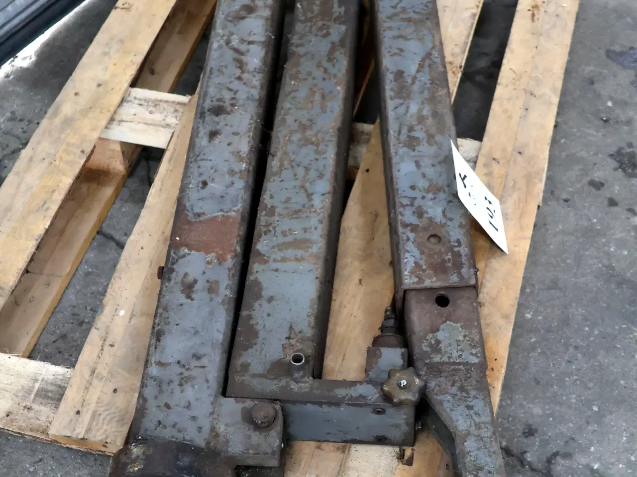 Billede 2 - Hydraulisk kran, ikke afprøvet, stand ukendt.