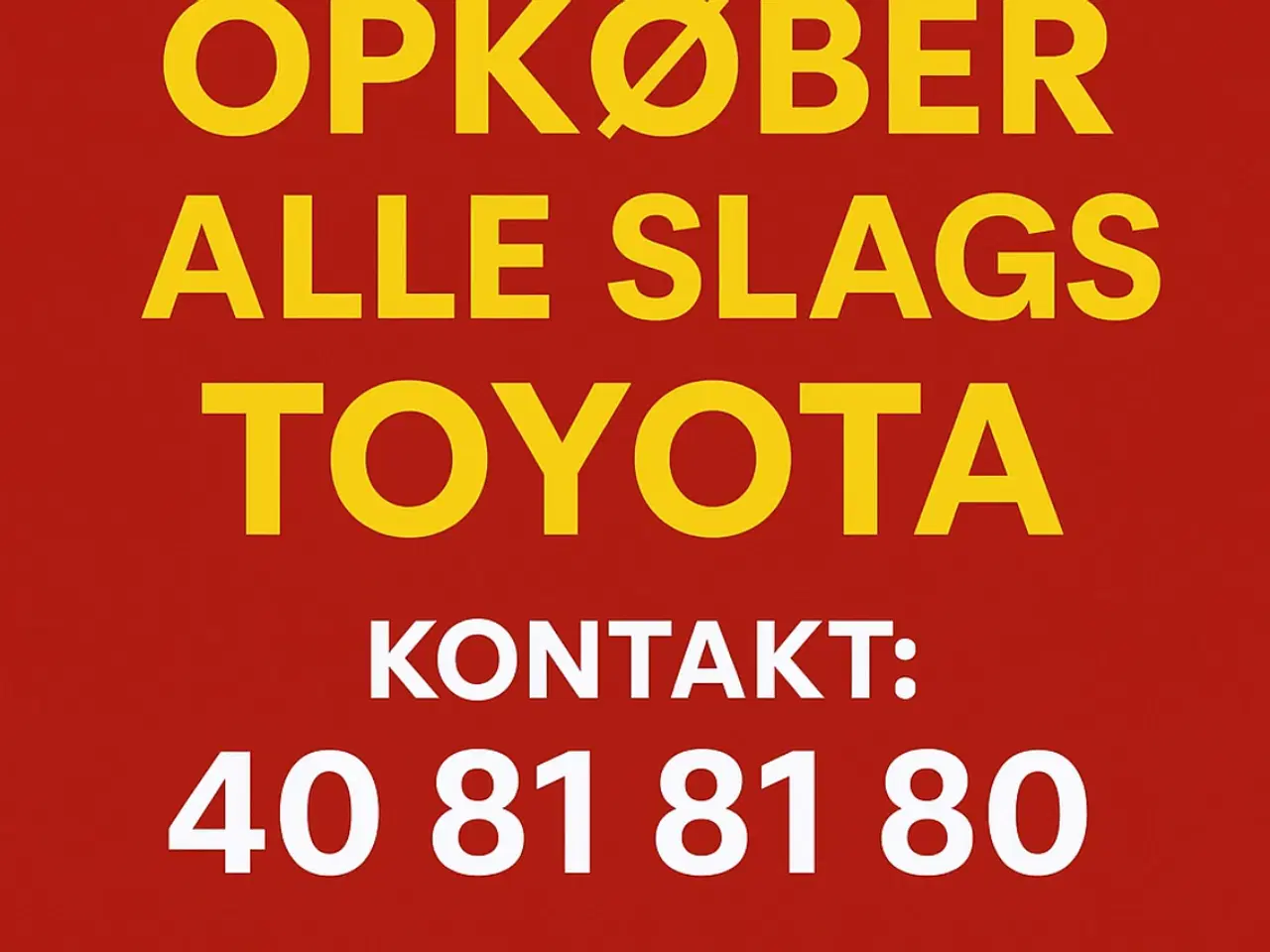 Billede 1 - OPKØBER alle TOYOTA