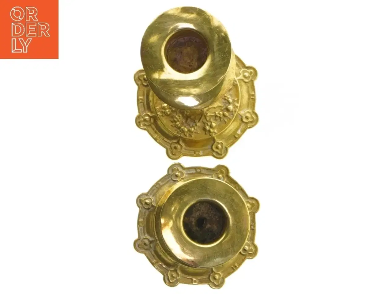 Billede 3 - Guldlysestager, sæt af 16 cm (str. 16 cm)