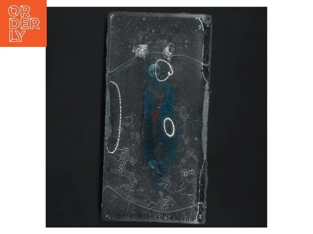 Billede 2 - Dekorativ glasblok (str. 20x10x3,5 cm)