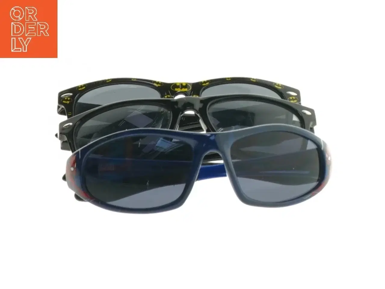 Billede 2 - Børnesolbriller Batman og Spiderman tema fra Batman, Marvel (str. 12-13. cm)