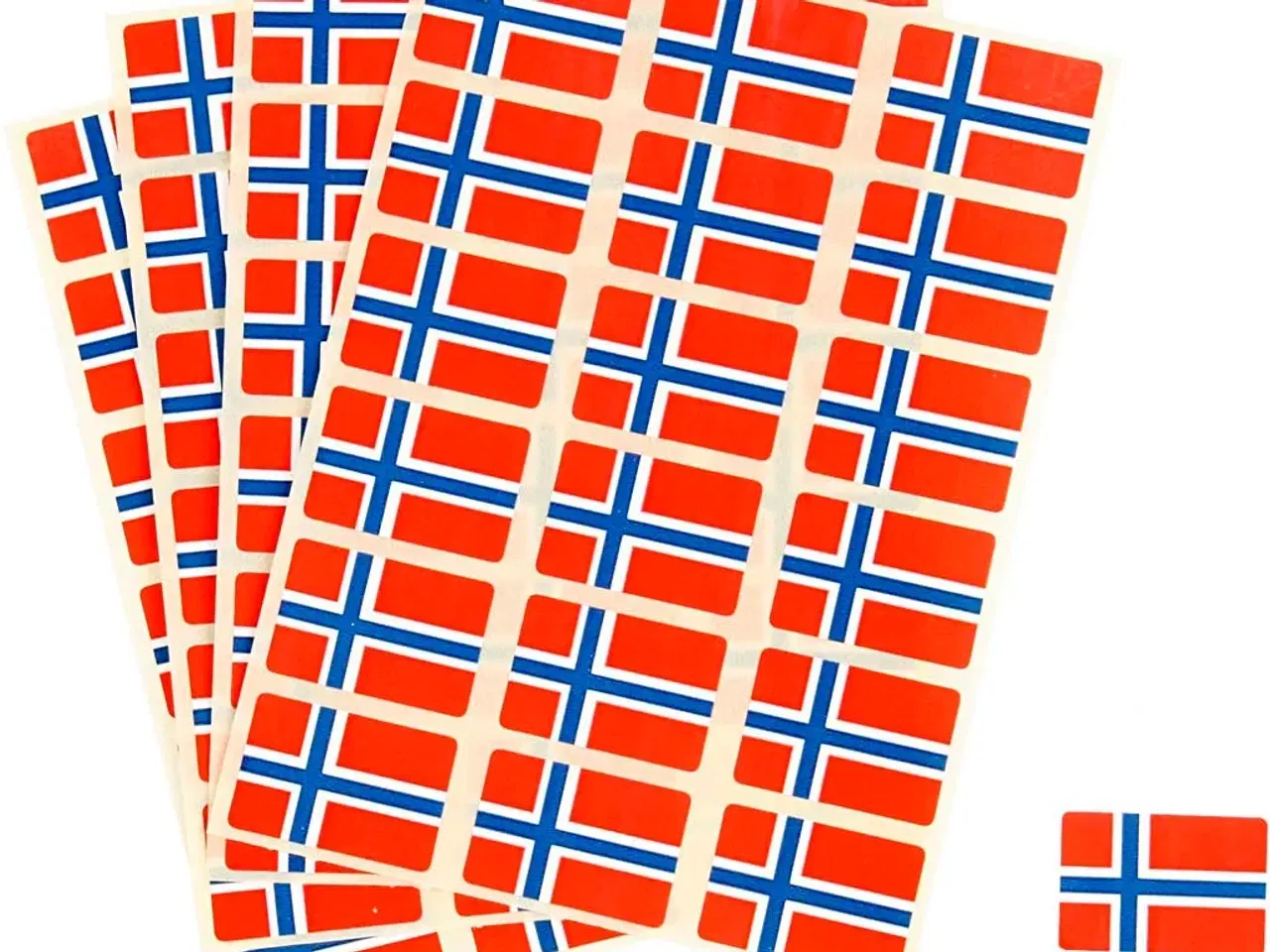 Billede 1 - Selvklæbende flag, str. 15x22 mm, 72stk./ 1 pk.
