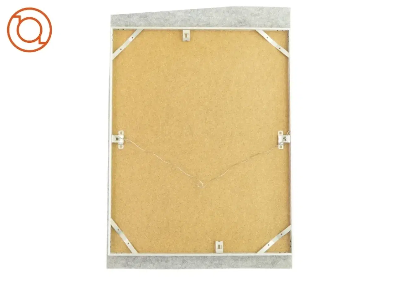 Billede 2 - Linoleumstryk i ramme