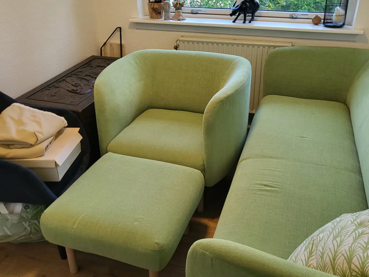 Billede 5 - Sofa med stol og puf fra ilva 