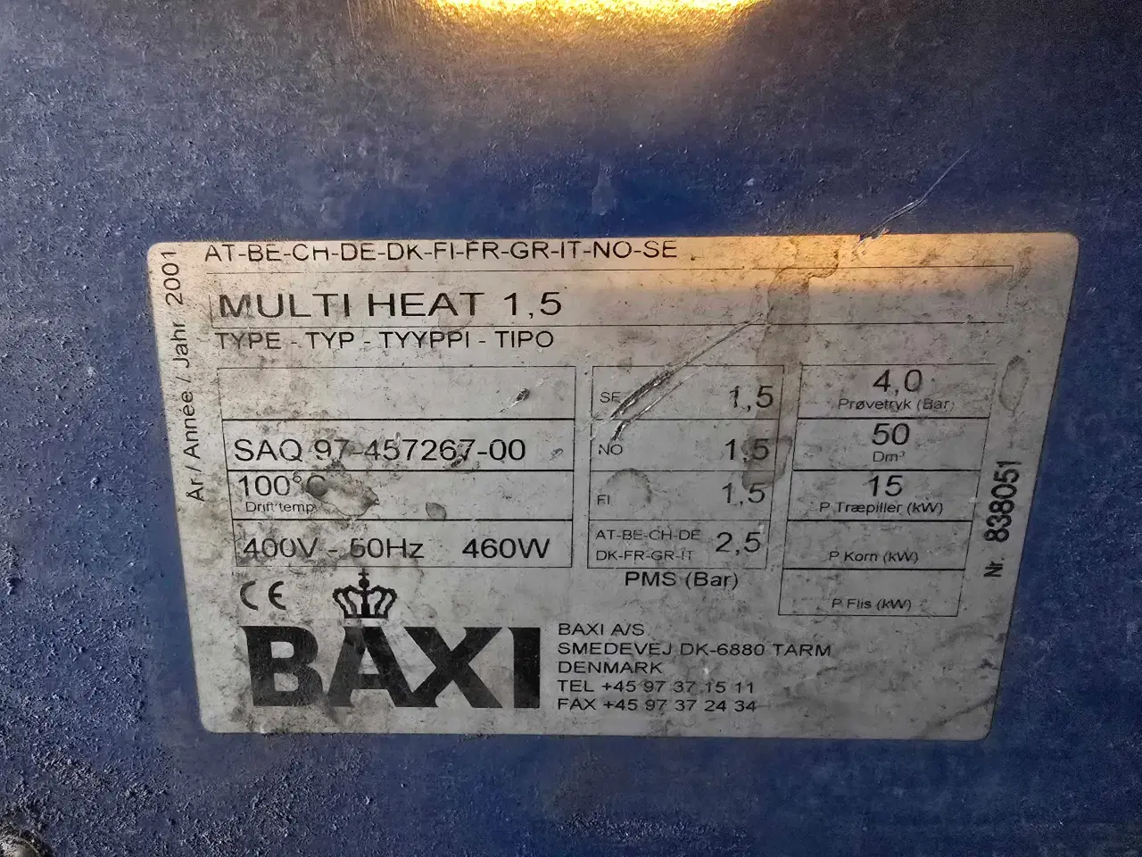 Billede 4 - Baxi Multiheat fyr 