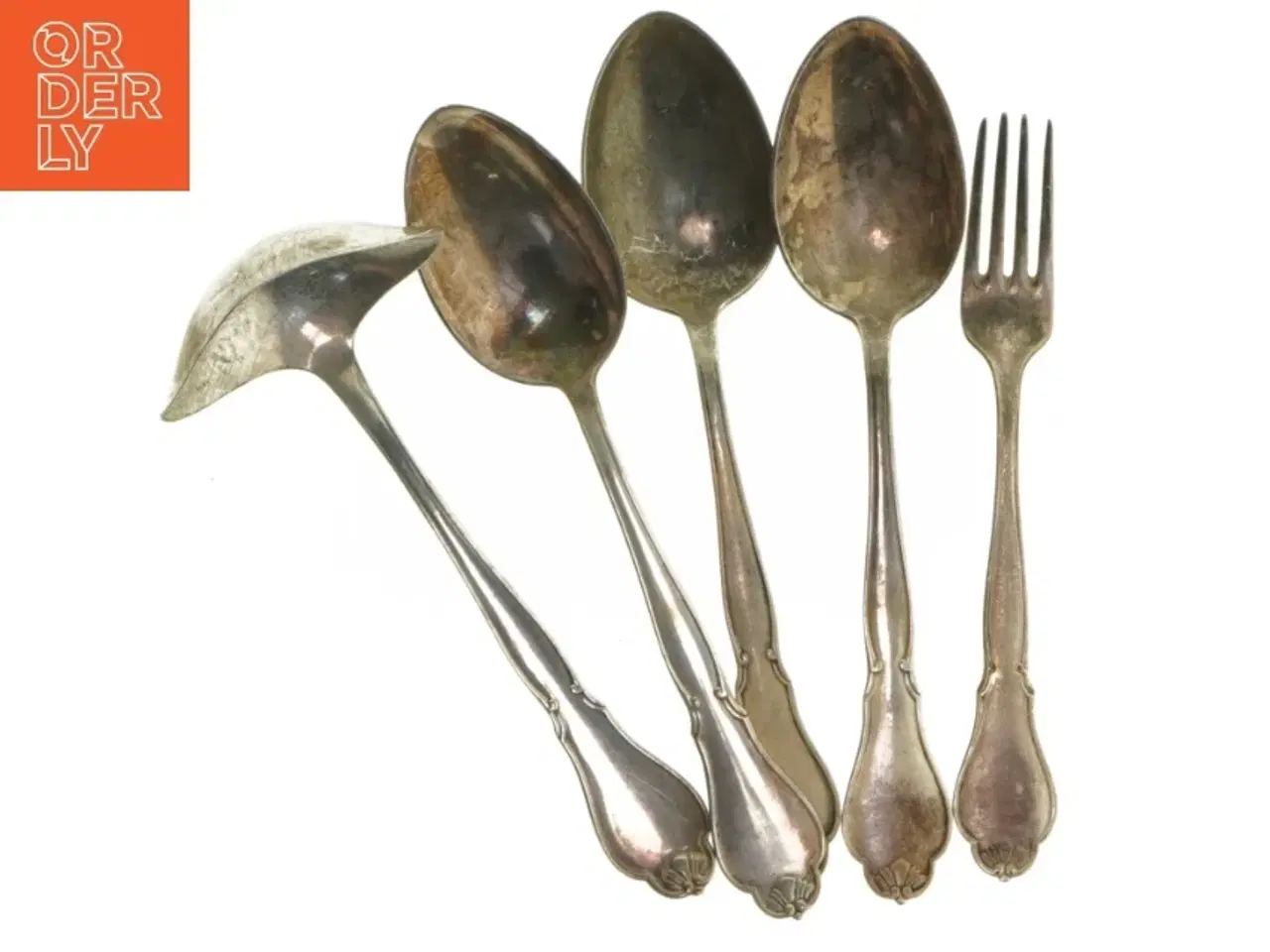 Billede 1 - Gammelt sølvbestik sæt fra Atla (str. 20 cm)