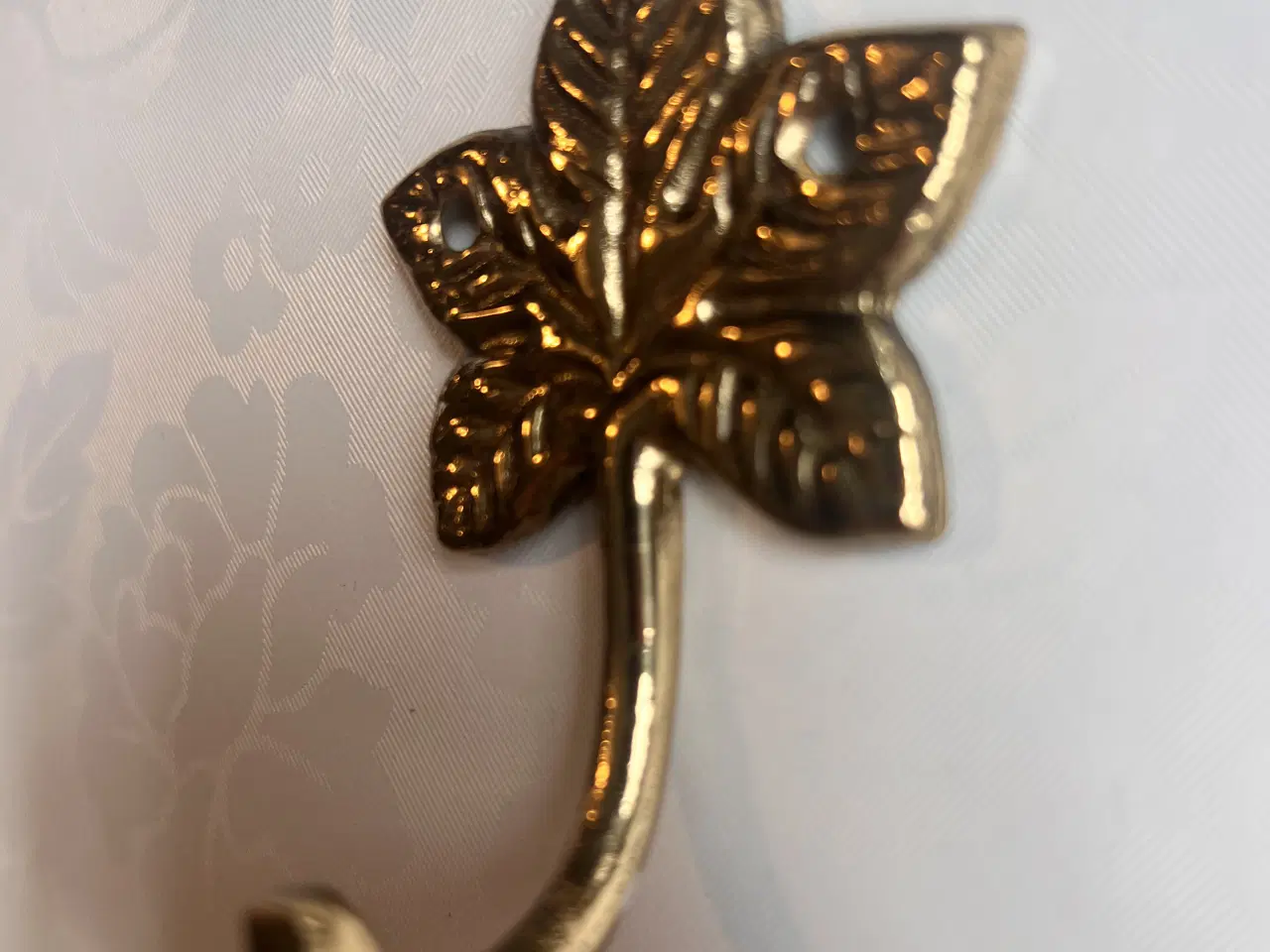 Billede 3 - Smukke gamle messing knager 