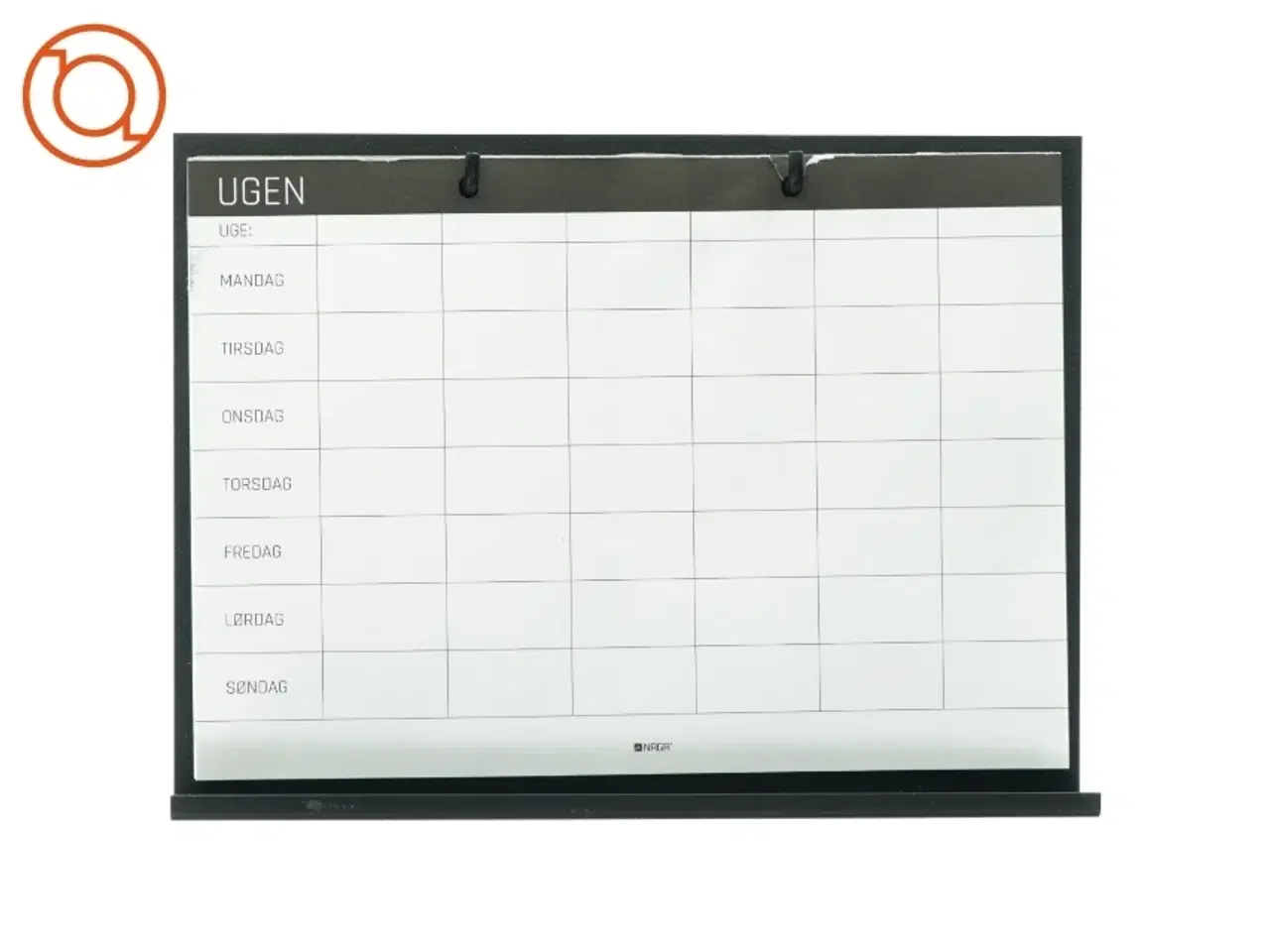 Billede 1 - Uge kalender (str. 32 x 24cm)